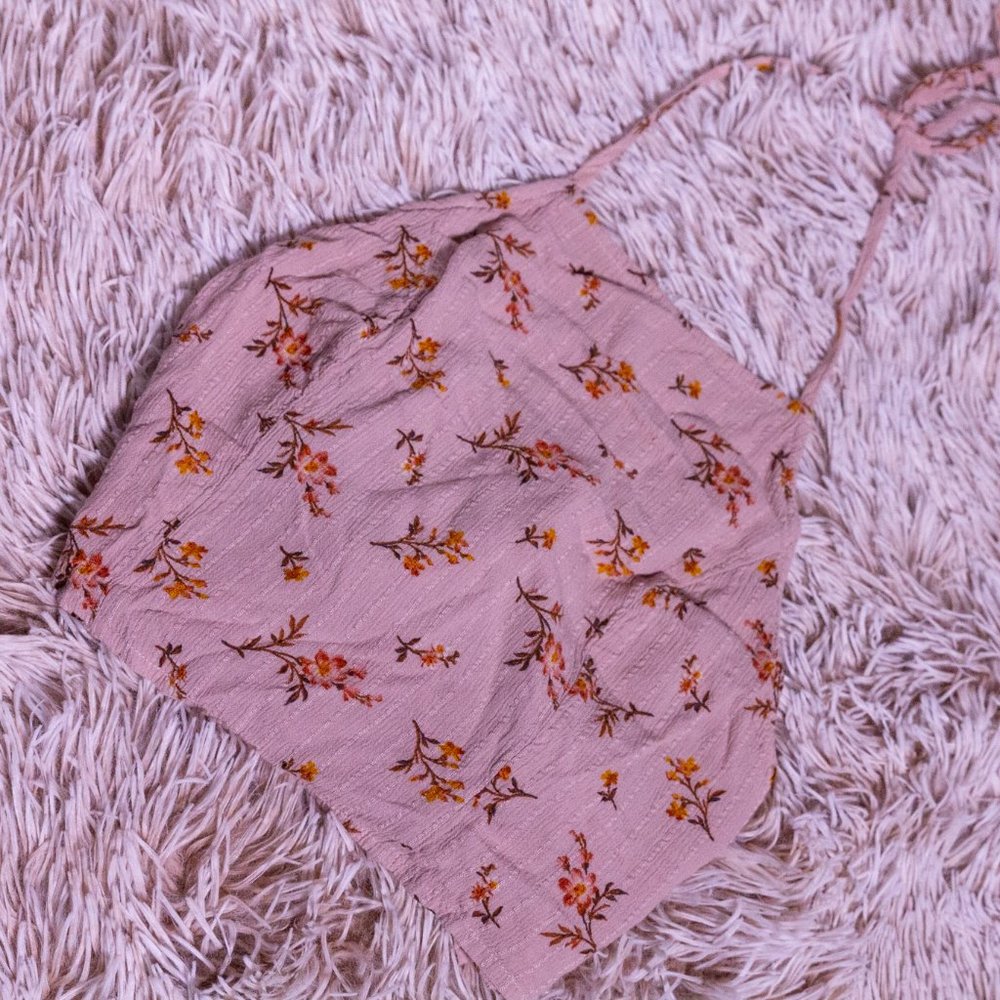 American Eagle Pink Halter Top